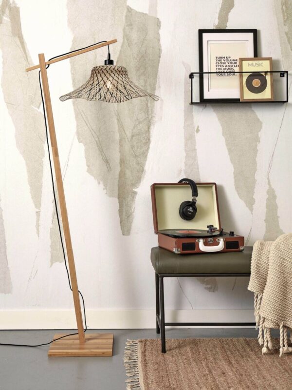 Bamboe naturel zwart vloerlamp bohemien GOOD&MOJO Ibiza - Image 5
