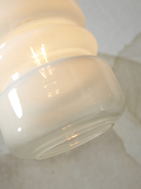 Witte klassieke glazen metalen hanglamp It's About RoMi Verona - Image 3