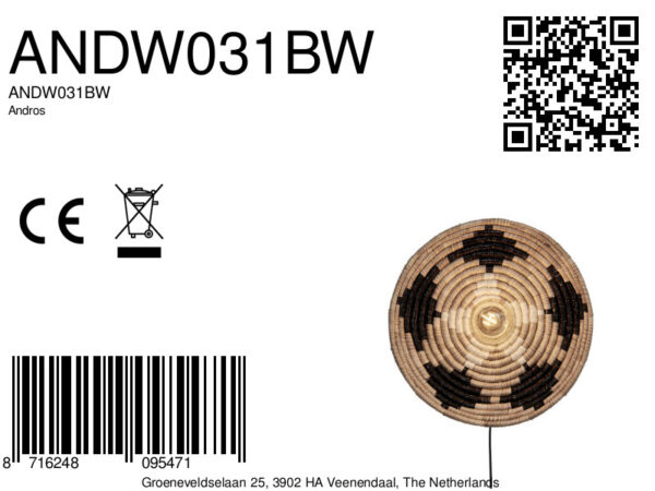 Bohemian zeegras wandlamp naturel/zwart GOOD&MOJO Andros - Image 11