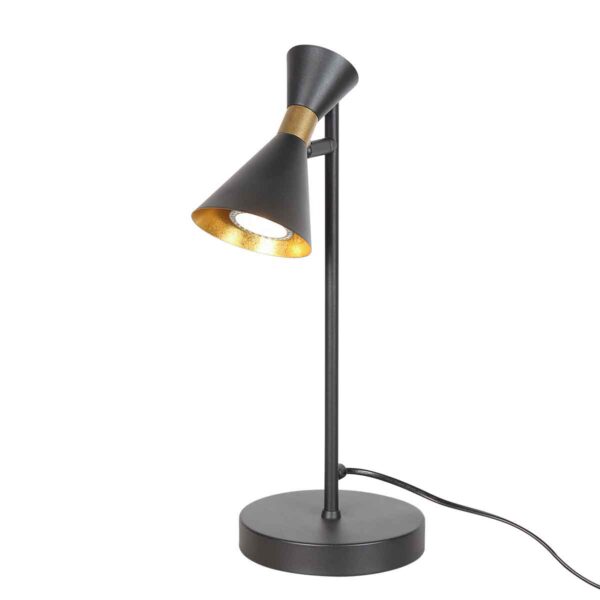 Metalen retro tafellamp zwart Anne Lighting Preto - Image 2