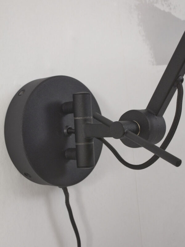 Wandlamp zwart metaal retro It's About RoMi Marseille - Image 7