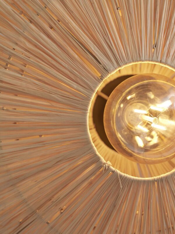Plafondlamp achthoek naturel raffia GOOD&MOJO Panama - Image 5