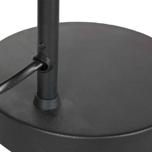Metalen retro zwarte tafellamp Mexlite Oeroe - Image 8