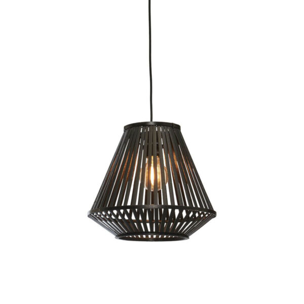 Zwarte bamboe lantaarn hanglamp GOOD&MOJO Merapi