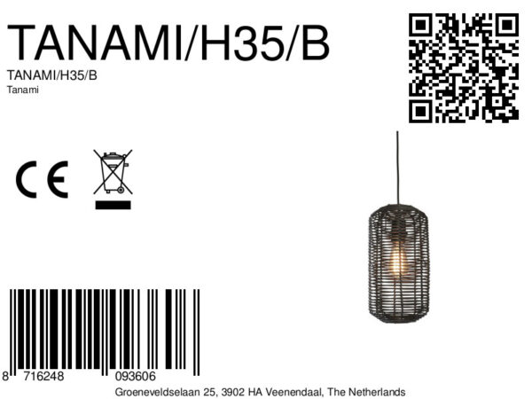 Zwarte boheemse rotan hanglamp GOOD&MOJO Tanami - Image 15