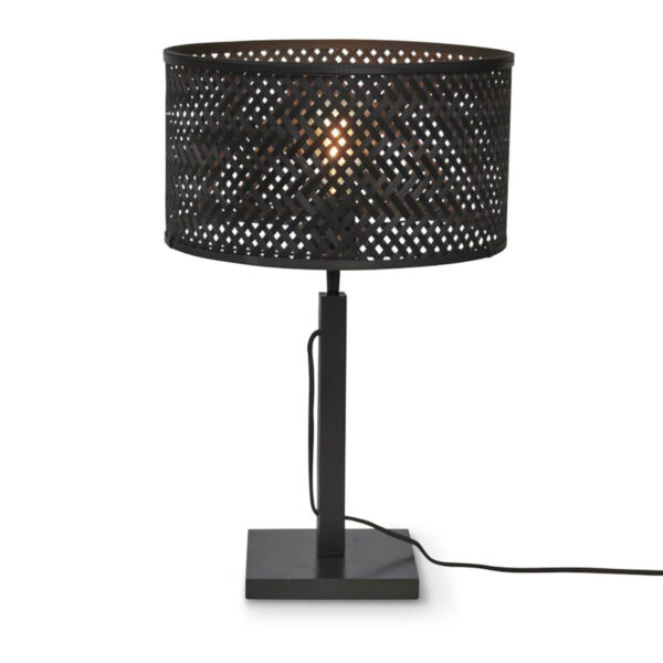 Tafellamp rond zwart bohemian GOOD&MOJO Java