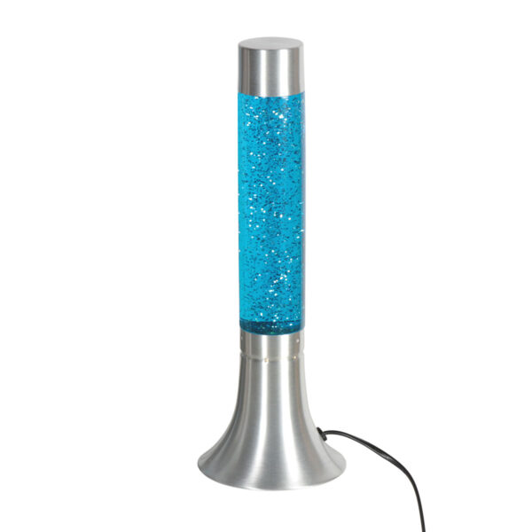 Glitter lavalamp staalkleurig Mexlite Volcan - Image 2