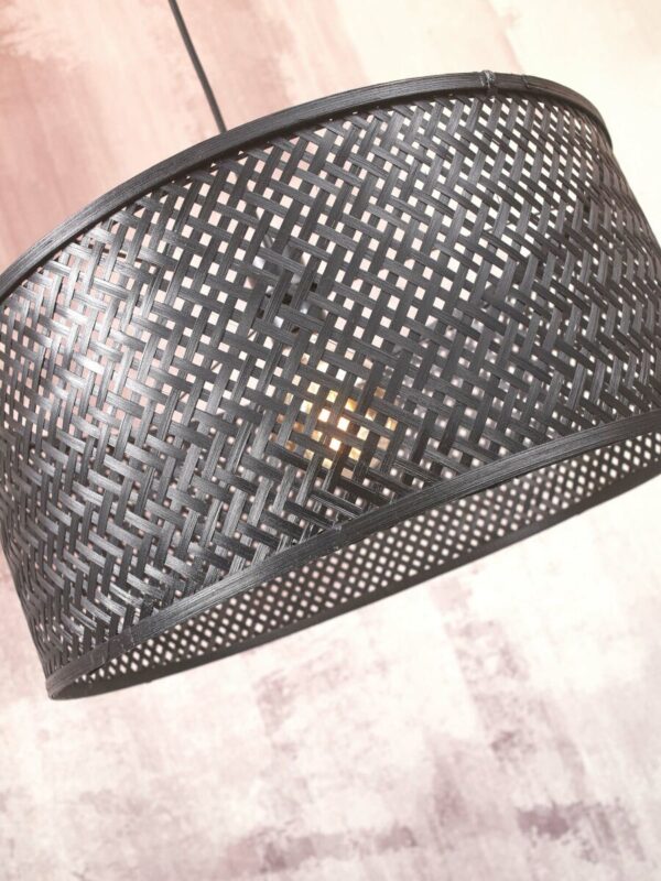 Metalen bamboe hanglamp bohemian zwart GOOD&MOJO Java - Image 6