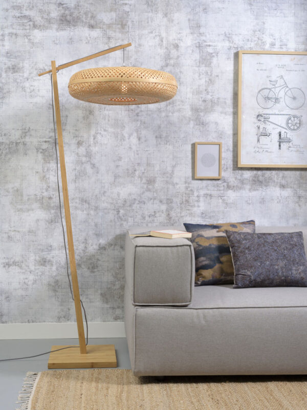Bohemian naturel bamboe vloerlamp GOOD&MOJO Palawan - Image 2