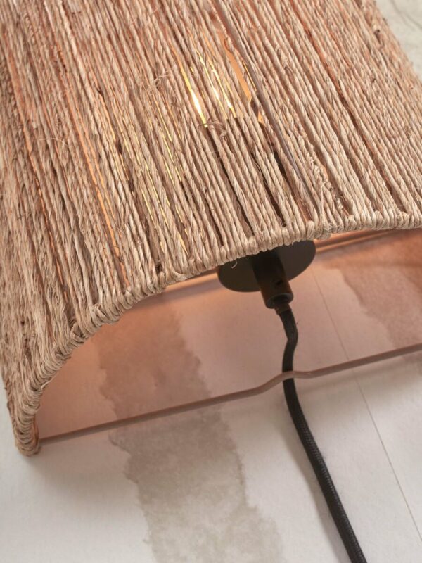 Rieten naturel bohemian wandlamp GOOD&MOJO Iguazu - Image 9