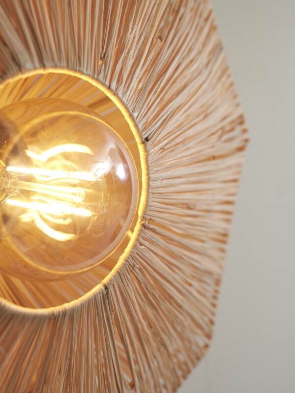 Plafondlamp achthoek naturel raffia GOOD&MOJO Panama - Image 4