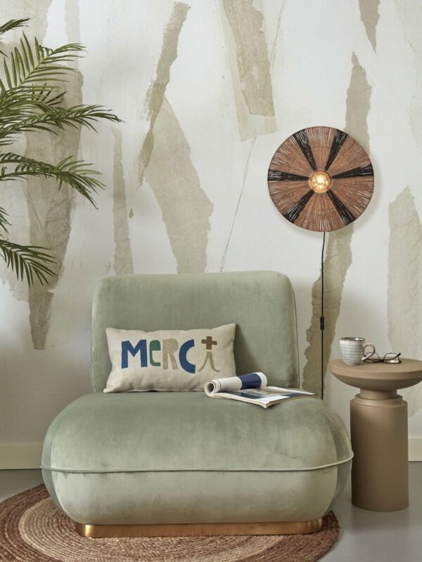 Boheemse ronde naturel zwarte wandlamp GOOD&MOJO Iguazu - Image 2