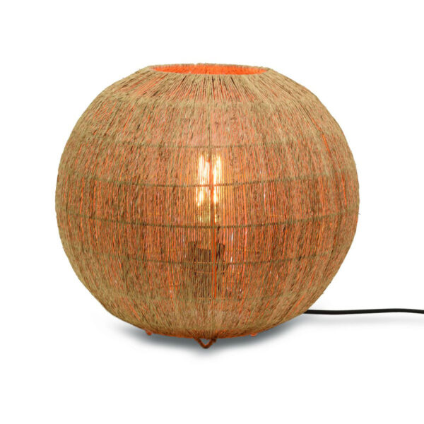 Rieten bohemian tafellamp zwart naturel GOOD&MOJO Iguazu