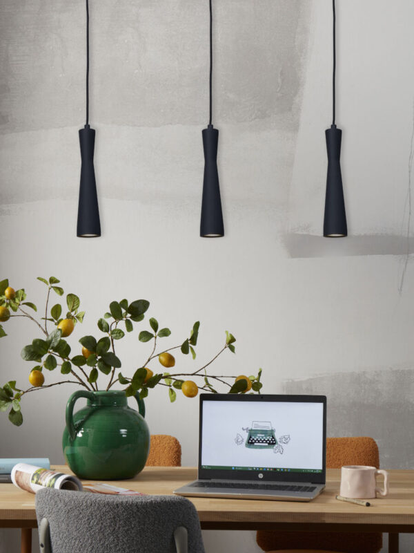 Retro zwart metaal hanglamp It's About RoMi Bordeaux - Image 8