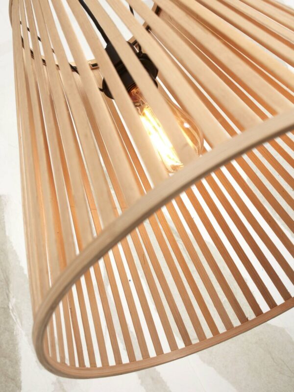 Naturel conische hanglamp bamboe L GOOD&MOJO Merapi - Image 11