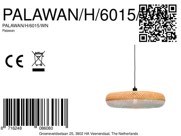 Witte ronde bohemian hanglamp GOOD&MOJO Palawan - Image 11