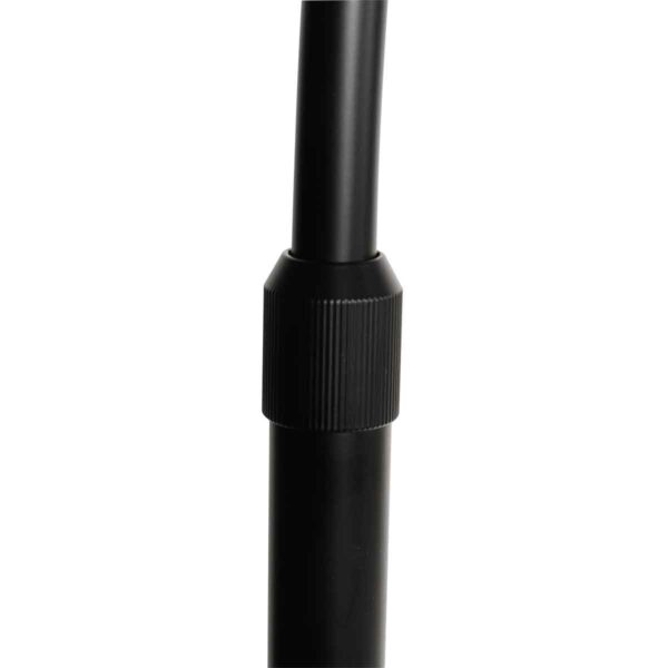 Zwarte moderne metalen vloerlamp Steinhauer Ringlux - Image 11
