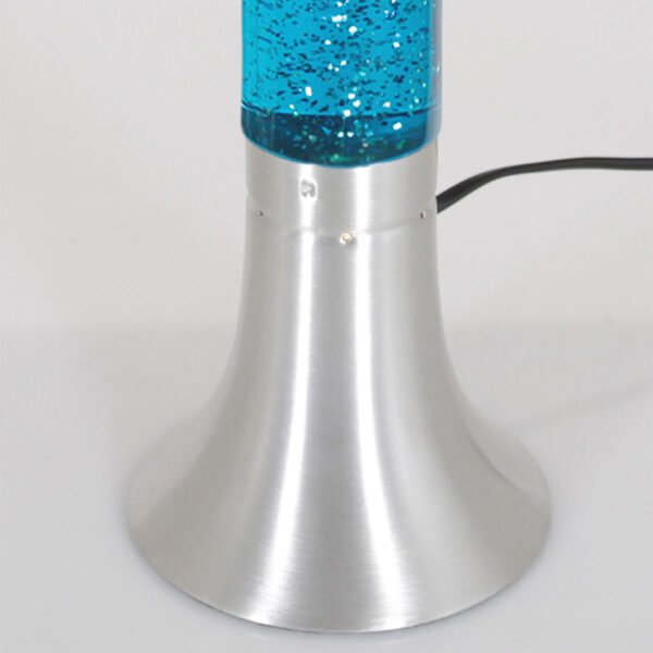 Glitter lavalamp staalkleurig Mexlite Volcan - Image 4