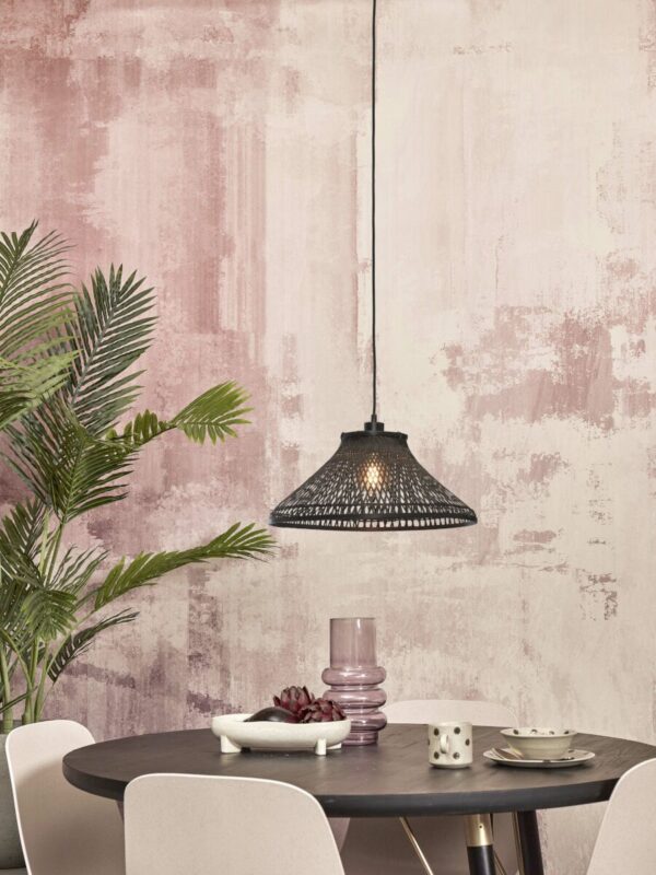 Bamboe metalen zwarte boheemse hanglamp GOOD&MOJO Tahiti - Image 9