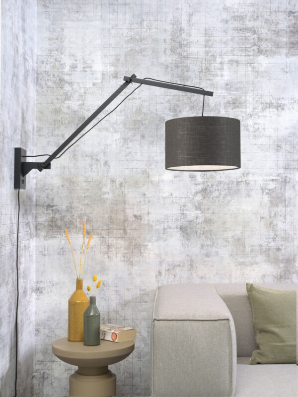 Donkergrijze wandlamp dubbelgewricht GOOD&MOJO Andes - Image 2