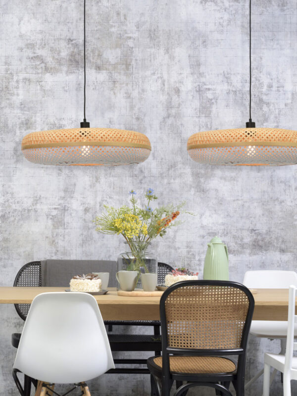 Witte ronde bohemian hanglamp GOOD&MOJO Palawan - Image 5