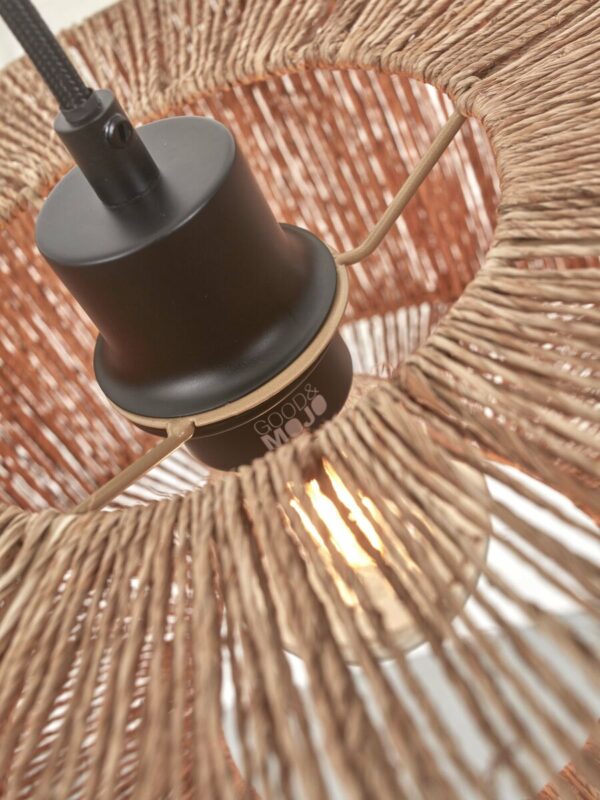 Naturel rieten bamboe vloerlamp bohemian GOOD&MOJO Iguazu - Image 3