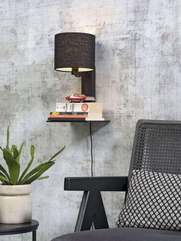 Zwarte plateau wandlamp GOOD&MOJO Andes - Image 2