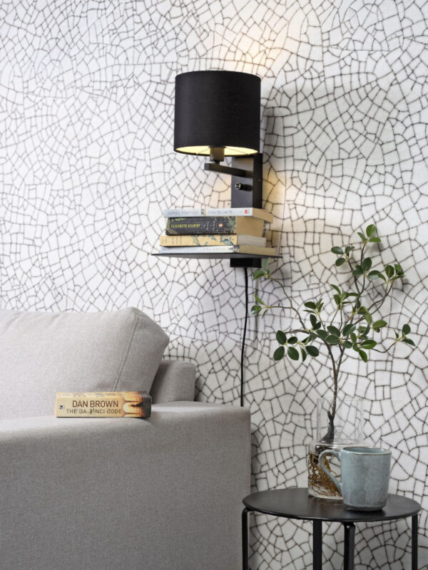 Zwarte wandlamp plateau It's About RoMi Florence - Image 5