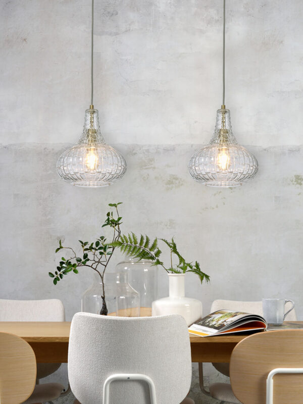 Transparante hanglamp klassiek glas metaal It's About RoMi Venice - Image 5