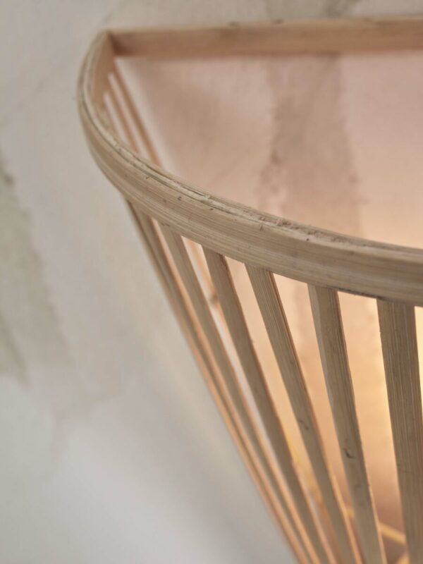 Wandlamp halfopen naturel bamboe GOOD&MOJO Merapi - Image 7