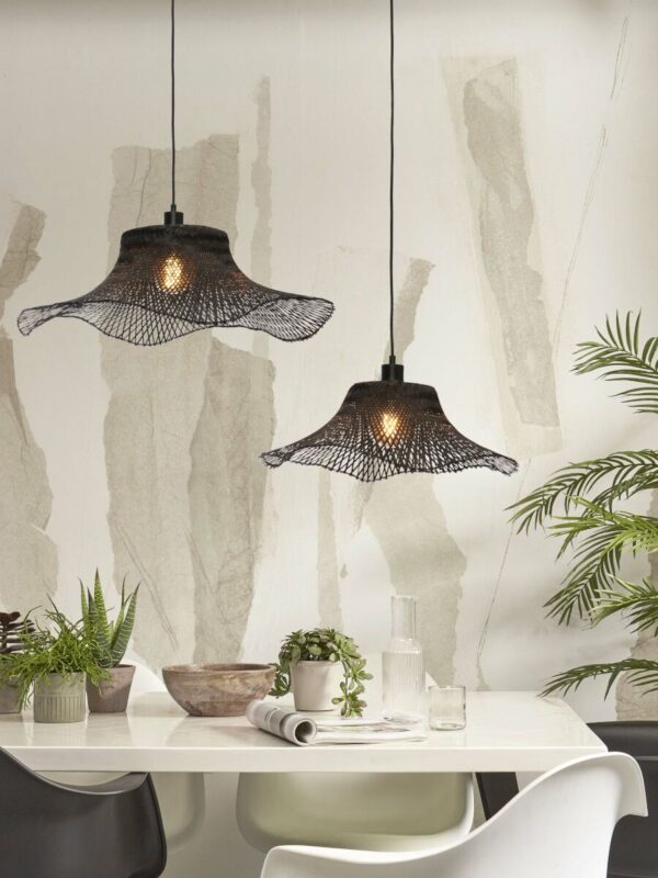 Metalen bamboe zwarte hanglamp boheems GOOD&MOJO Ibiza - Image 9