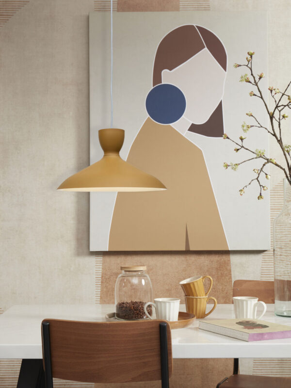 Oranje retro metalen hanglamp It's About RoMi Hanover - Image 2