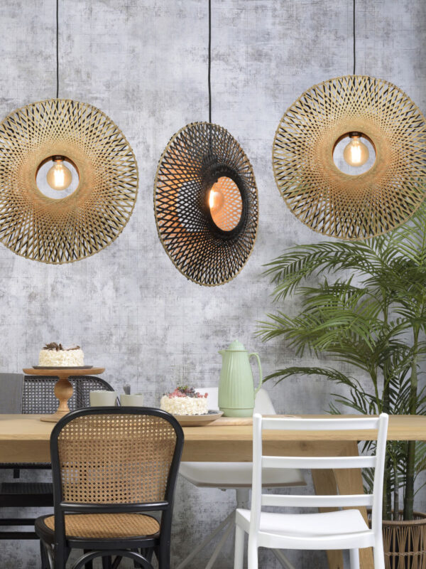 Boheemse naturel zwarte bamboe hanglamp GOOD&MOJO Kalimantan - Image 10