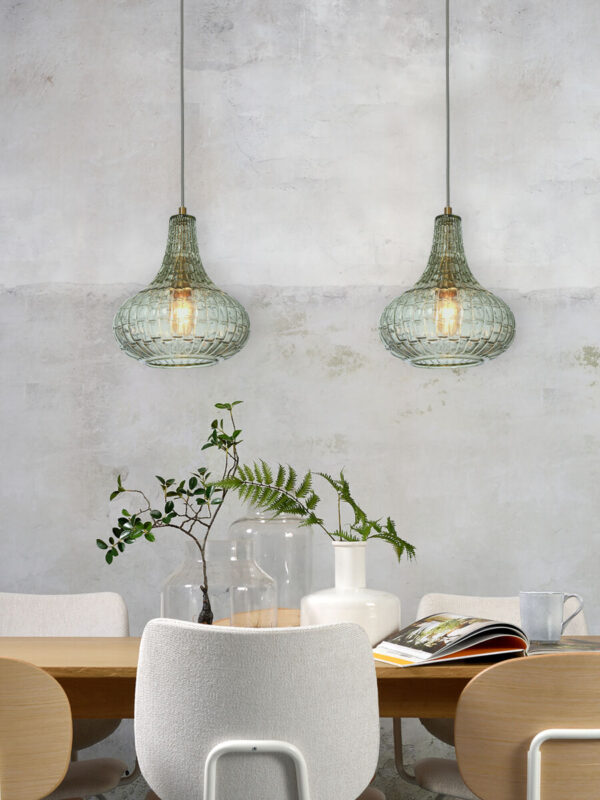 Groene klassieke glazen hanglamp It's About RoMi Venice - Image 5