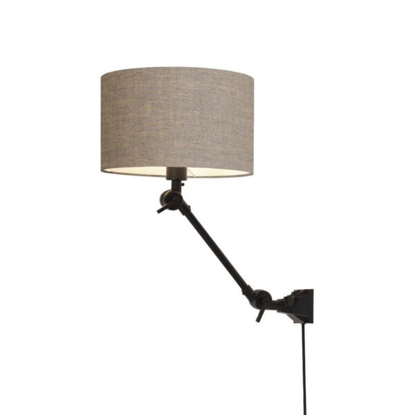 Metalen grijze wandlamp retro It's About RoMi Amsterdam