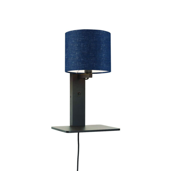 Blauwe plateau wandlamp GOOD&MOJO Andes