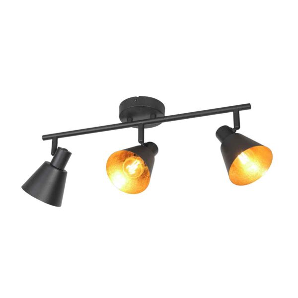 Spots zwart metaal retro Mexlite Oeroe - Image 7