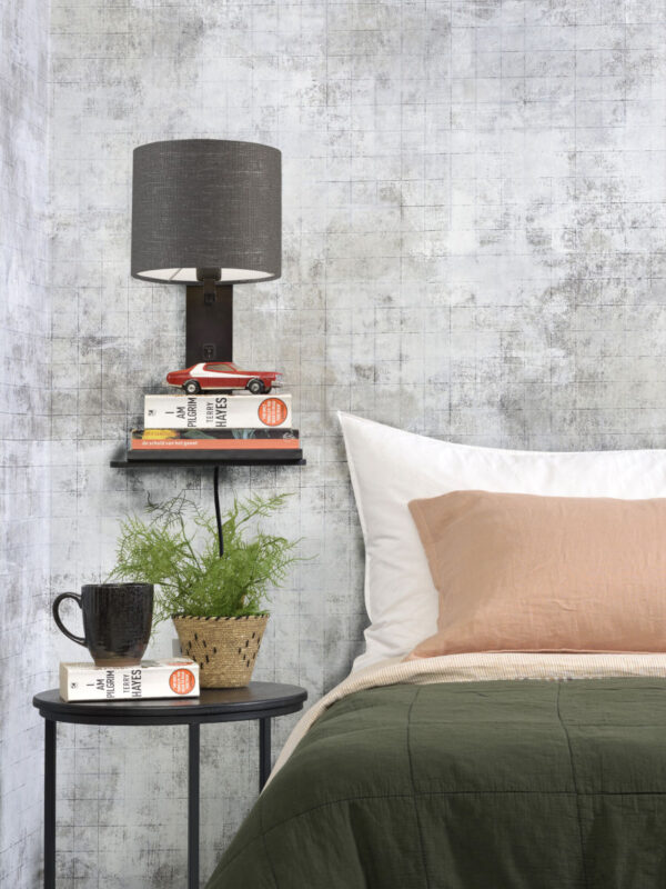 Donkergrijze plateau wandlamp GOOD&MOJO Andes - Image 7