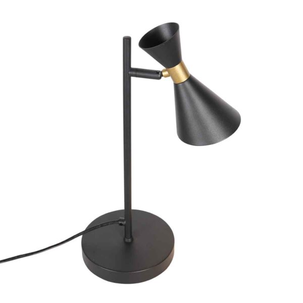 Metalen retro tafellamp zwart Anne Lighting Preto - Image 8