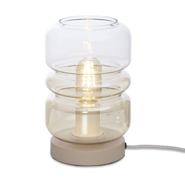 Glas metaal naturel tafellamp klassiek It's About RoMi Verona