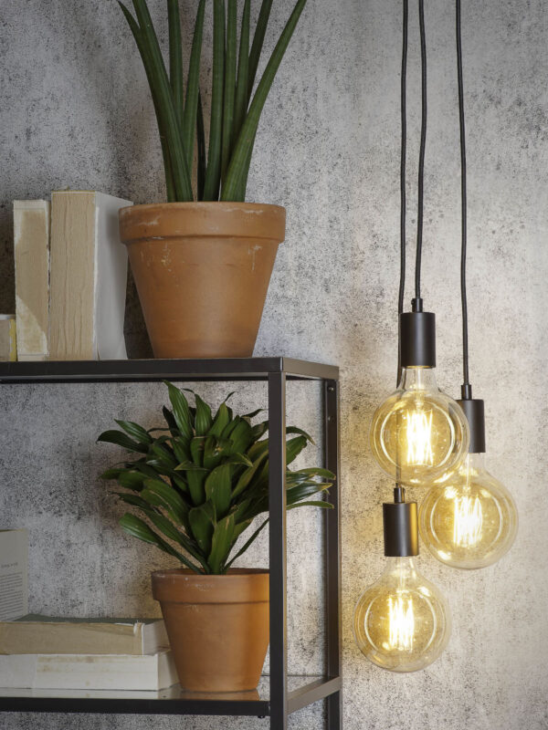 Metalen hanglamp retro zwart It's About RoMi Oslo - Image 4