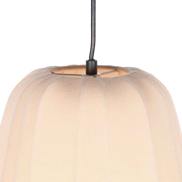 Cremekleurige hanglamp Japandi Anne Lighting Sable - Image 6