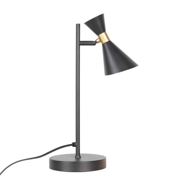 Metalen retro tafellamp zwart Anne Lighting Preto - Image 12