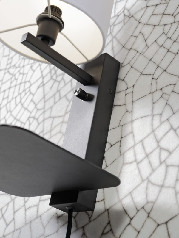 Zwarte wandlamp plateau It's About RoMi Florence - Image 6