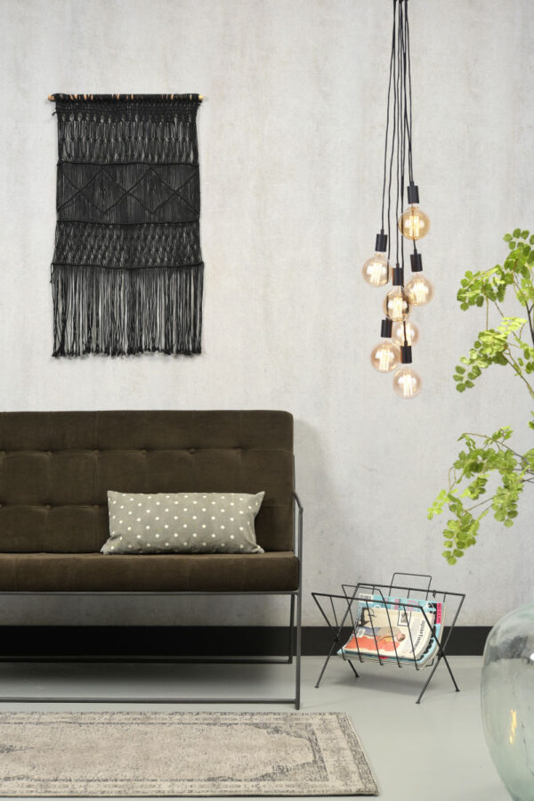 Metalen retro hanglamp zwart It's About RoMi Oslo - Image 2