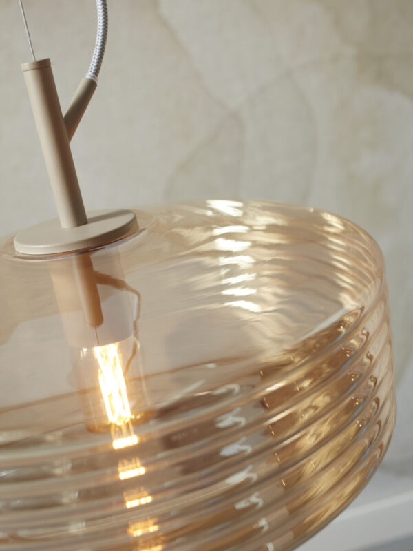 Naturel glazen hanglamp klassiek It's About RoMi Verona - Image 4