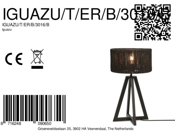 Tafellamp bohemian zwart riet GOOD&MOJO Iguazu - Image 10