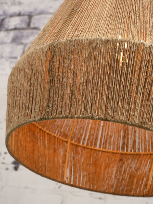 Naturel-rieten hanglamp bohemian zwart GOOD&MOJO Iguazu - Image 4