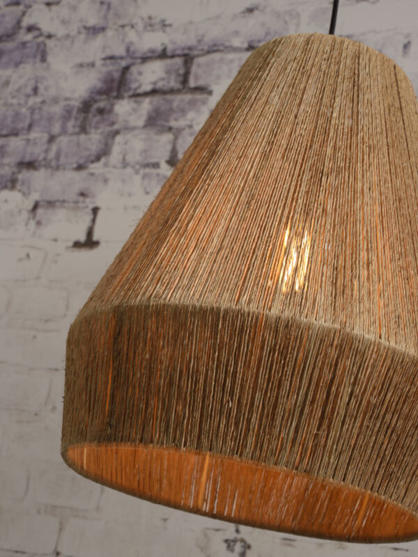 Naturel-rieten hanglamp bohemian zwart GOOD&MOJO Iguazu - Image 6
