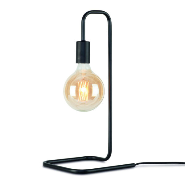 Zwart metalen kronkelige tafellamp It's About RoMi London